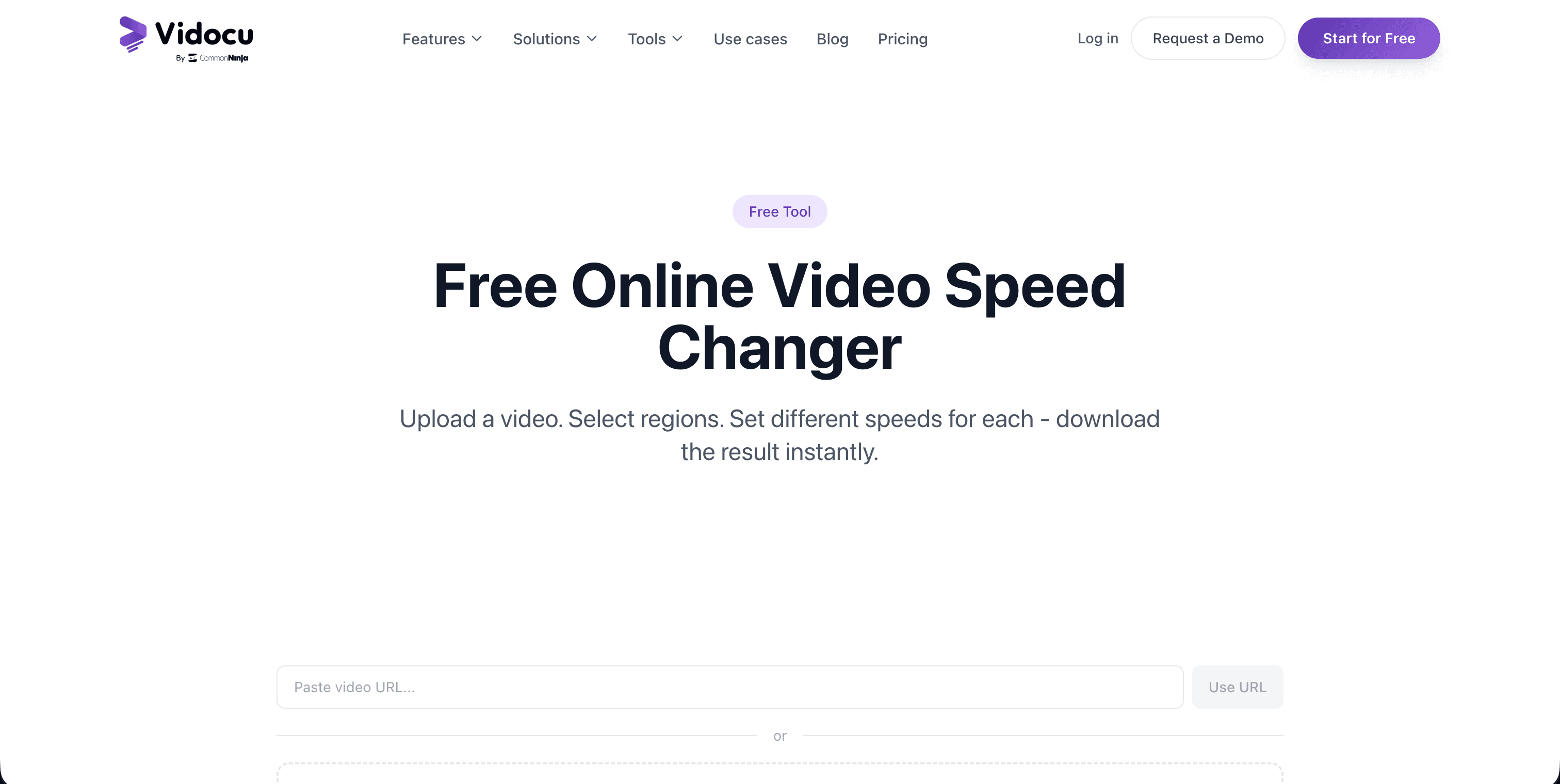 Vidocu free video speed changer
