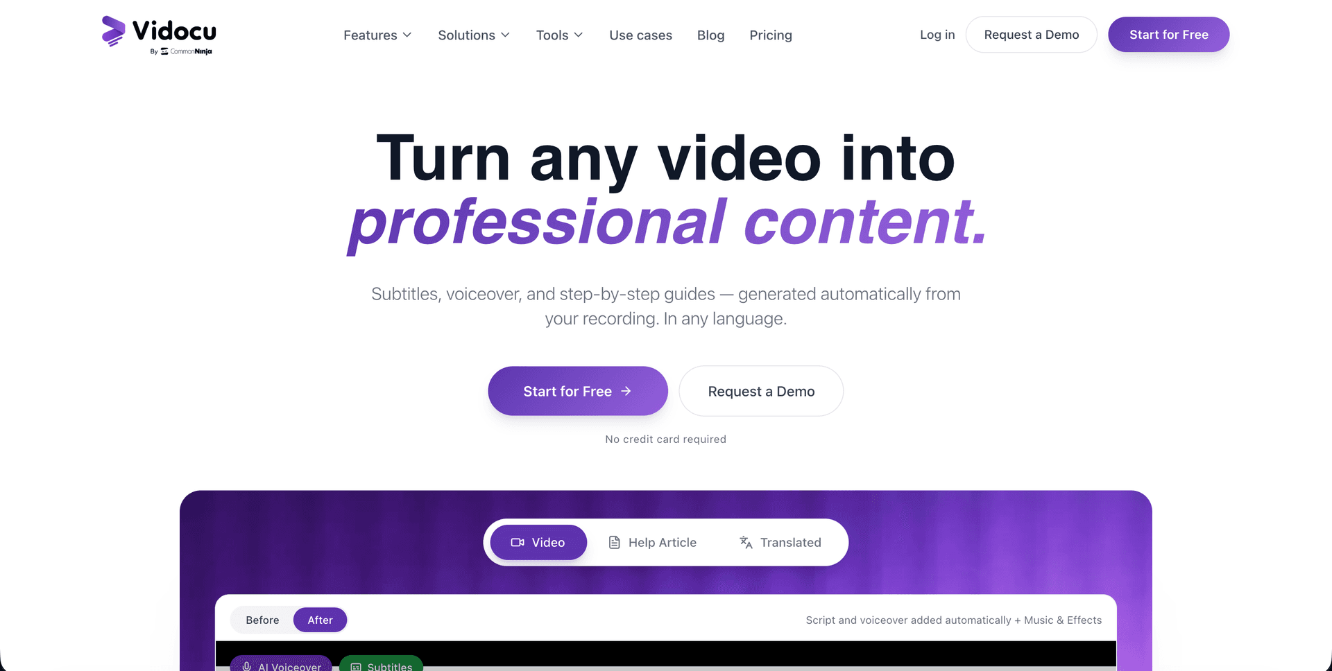 Vidocu's Homepage