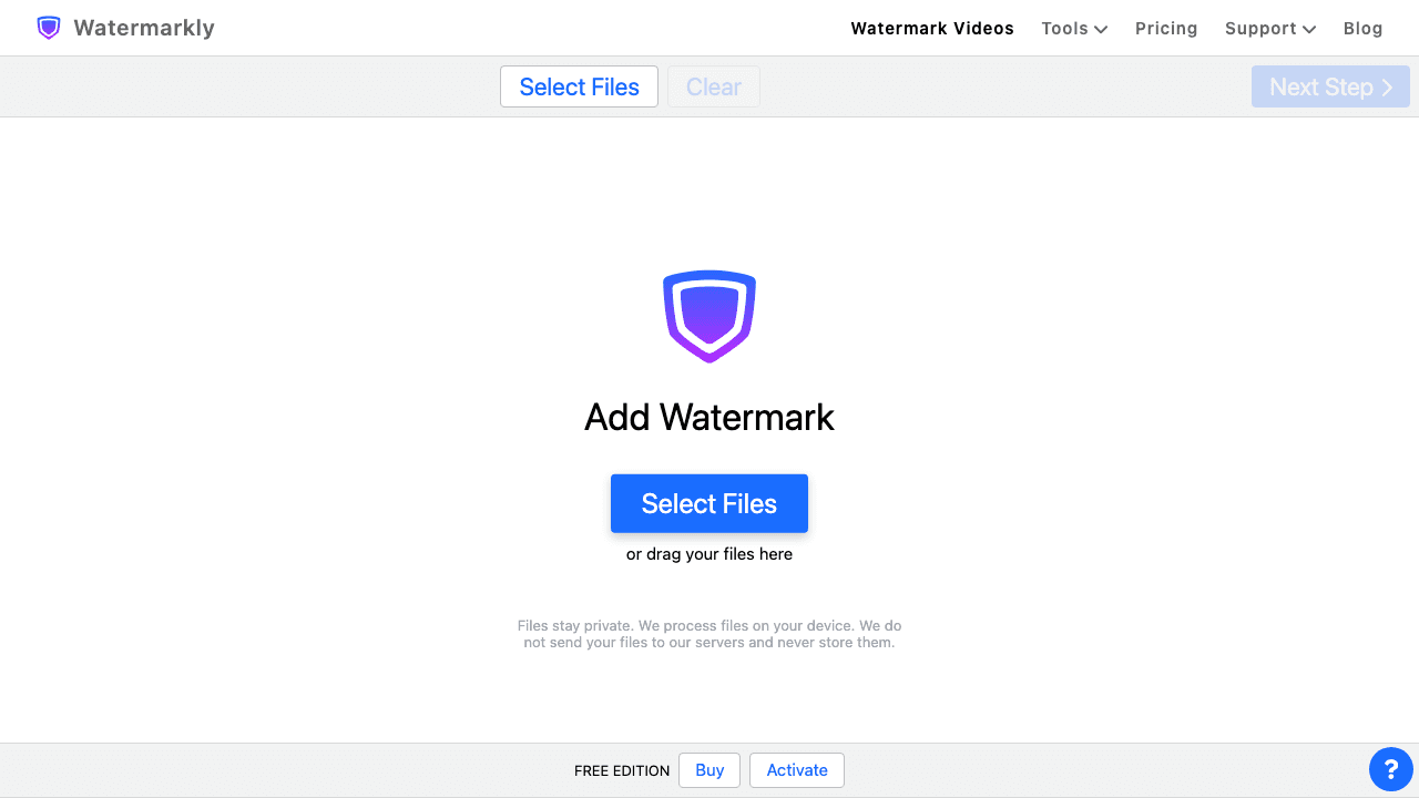 Watermarkly video watermark tool