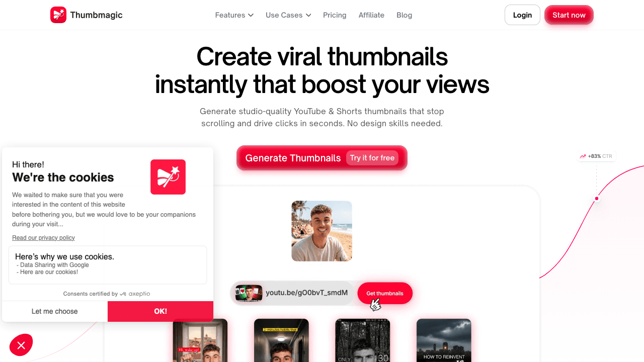 Thumbmagic homepage