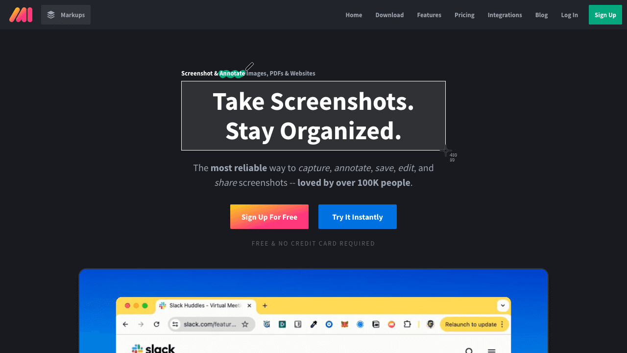Markup Hero annotation tool