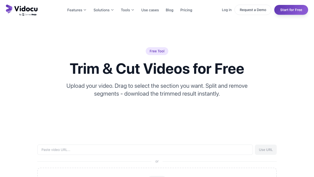 Vidocu free video trimmer