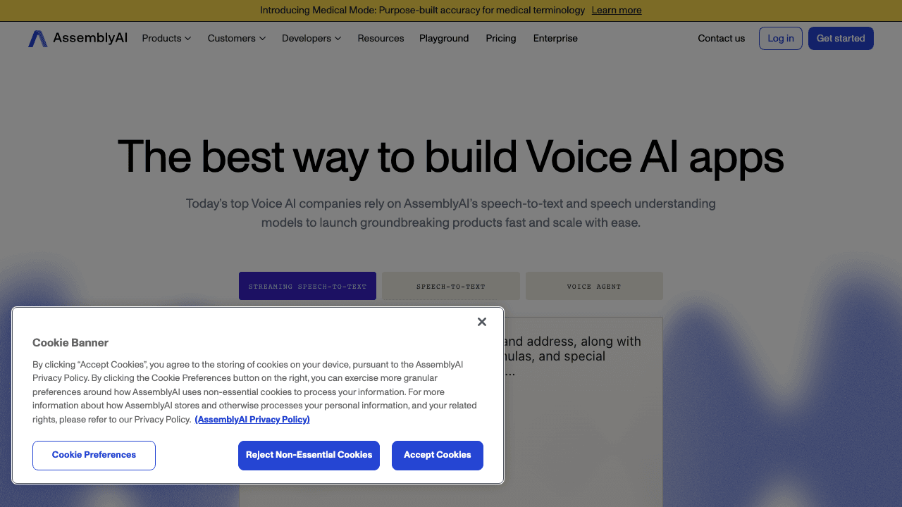 AssemblyAI transcription and translation API