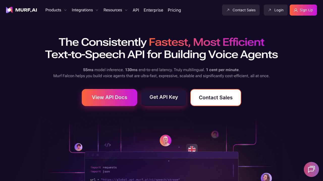 Murf AI text-to-speech and dubbing API