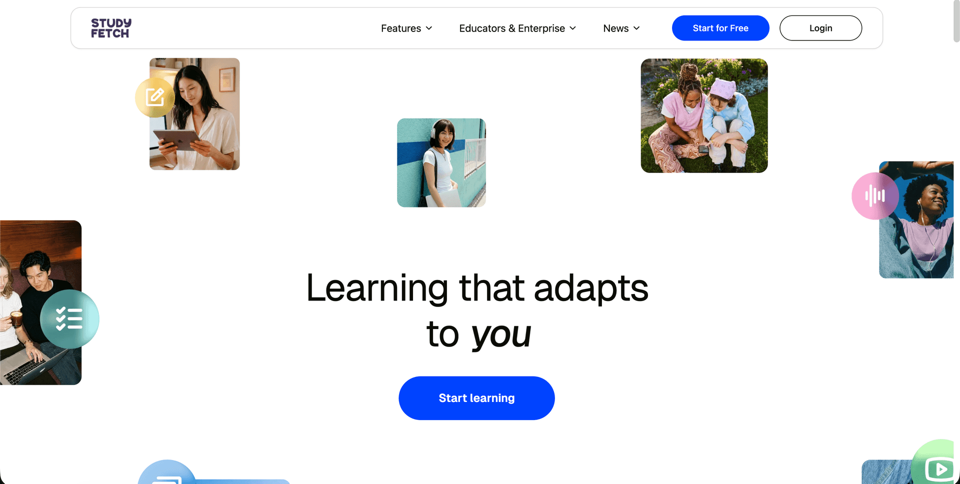 StudyFetch PDF to explainer video for students
