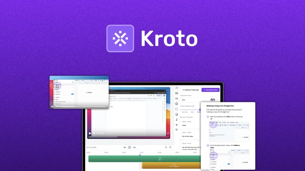 Kroto video documentation and knowledge base