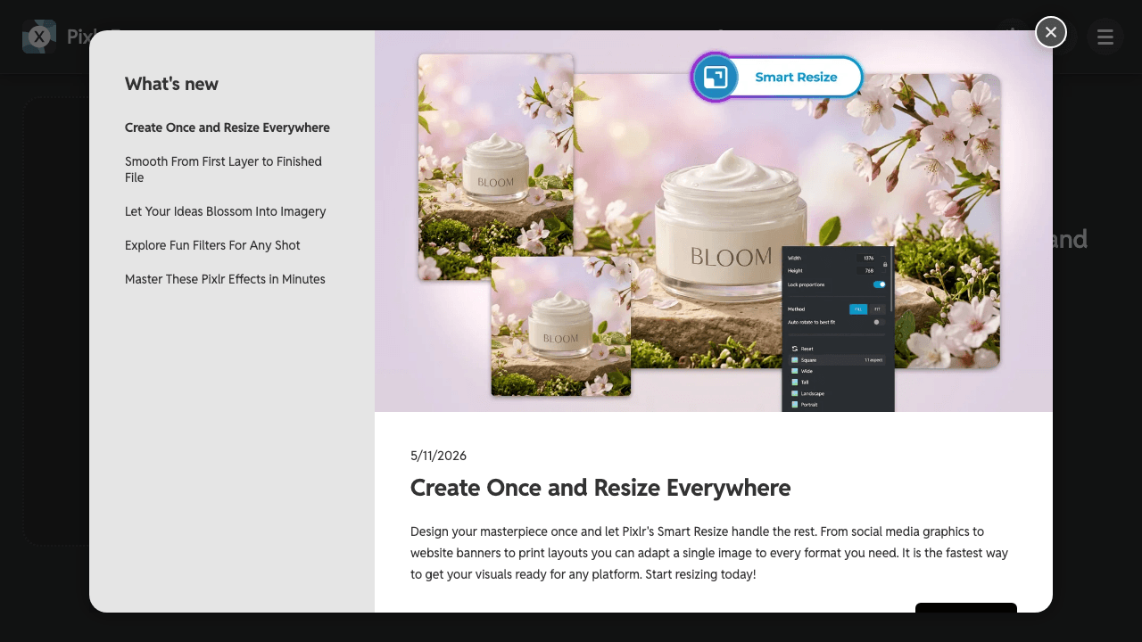 Pixlr online image editor
