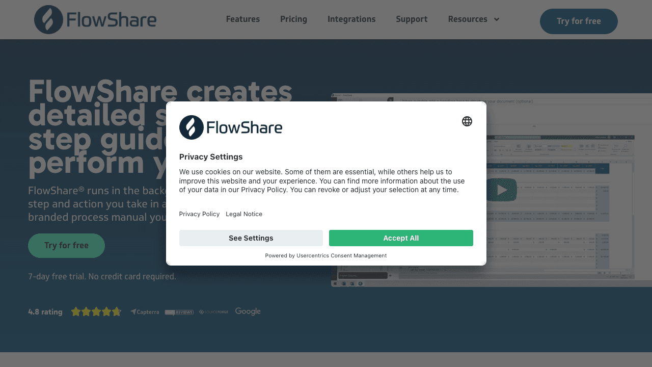 FlowShare desktop documentation tool