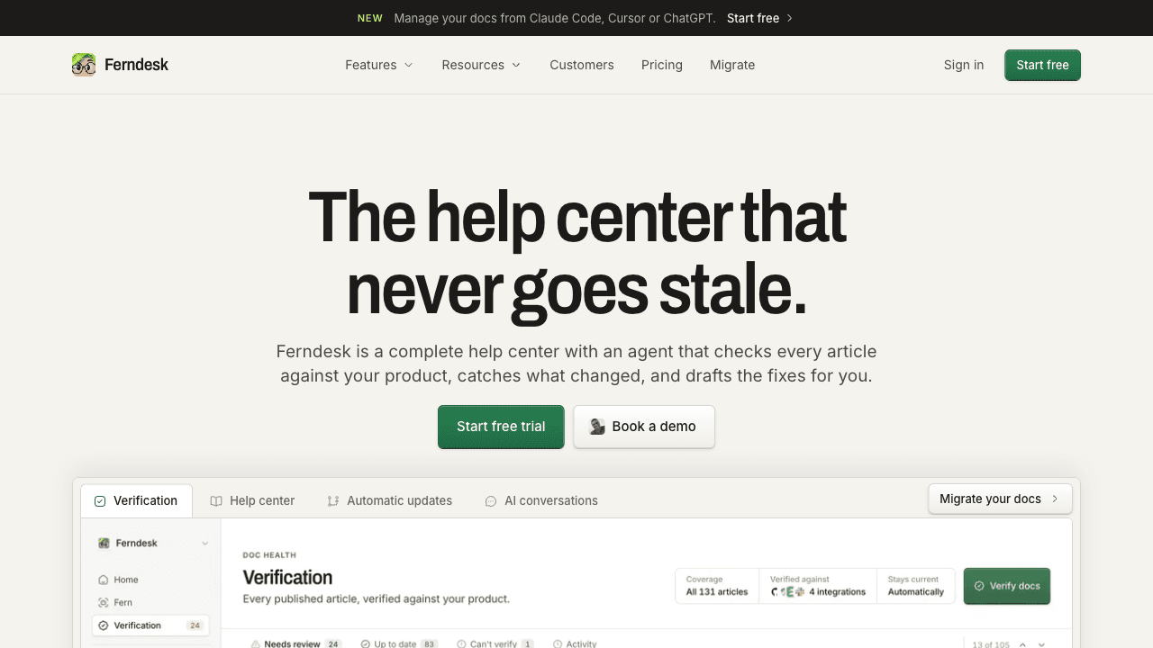Ferndesk