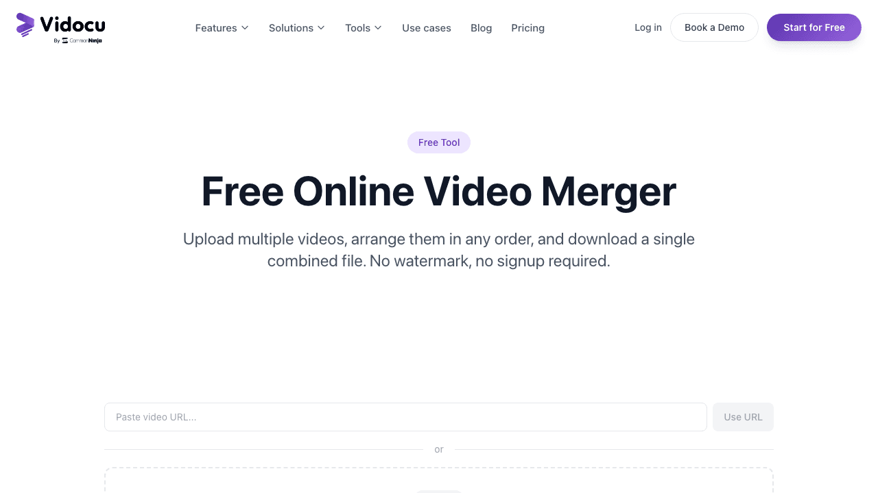 Vidocu video merger