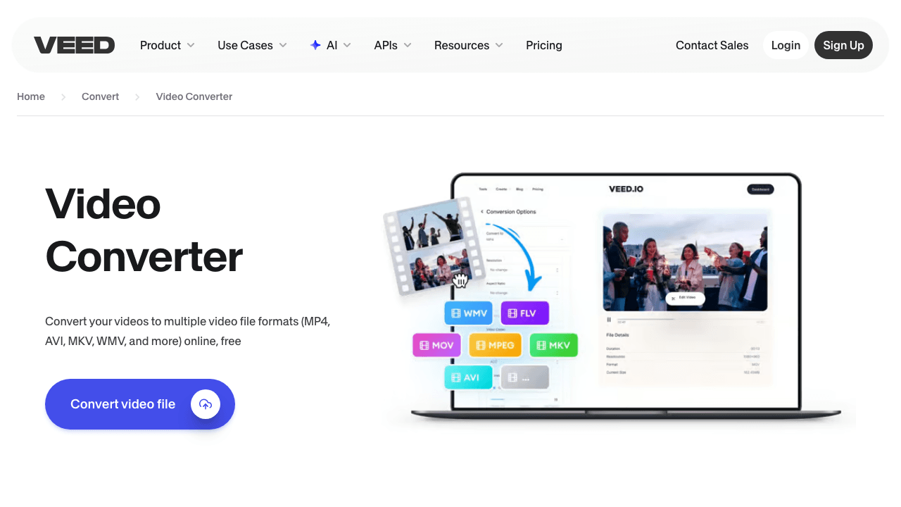 VEED.io video converter