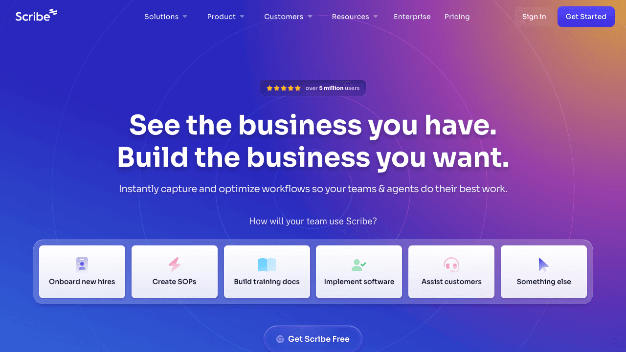 Scribe how-to guide creator
